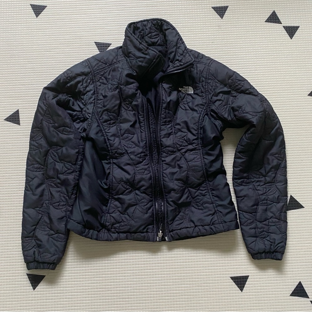 Women’s North Face Quilted Jacket Black XS